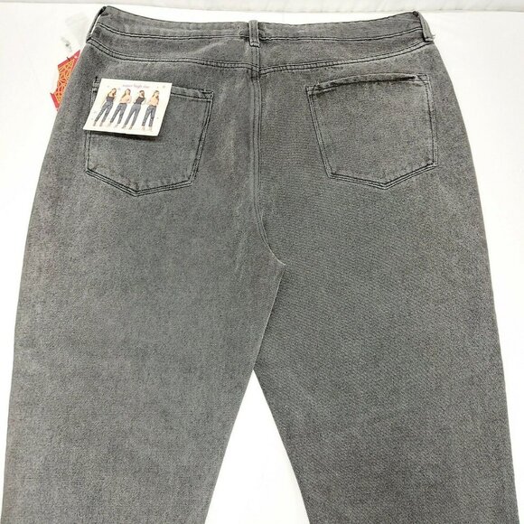 * Simple Society 17/33 Jeans hinestone Stars High Rise Distressed gray gems - Picture 10 of 12